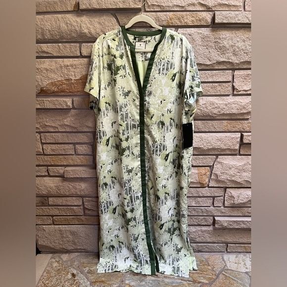 Tuckernuck Shady Grove Floral Camille Dress Green Floral Midi Maxi XXL NWT - Picture 3 of 12